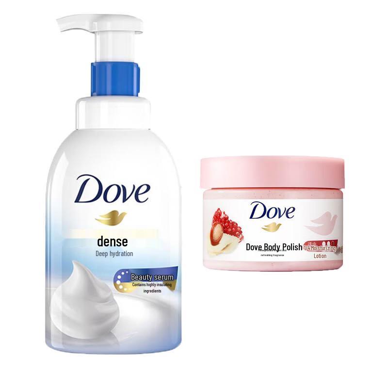 

Dove Deep Nourishing Bath Foam & Pomegranate Scrub Set