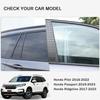 Window Center Pillar Post Decoration for Honda Pilot 2016-2022/ Ridgeline 2017-2023/ Passport 2019-2023 Accessories, Aluminum Alloy Car Side Door