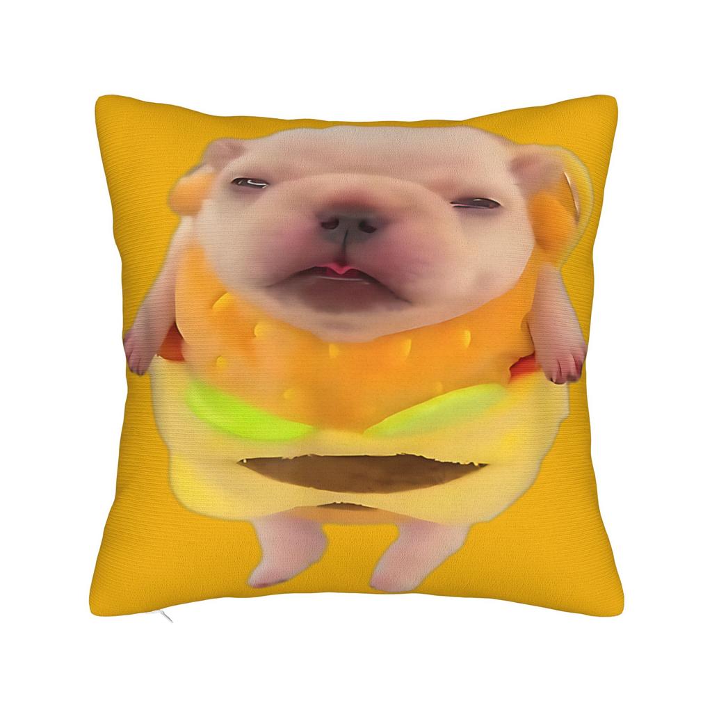 I Am Pibble Dog Puppy Wash Clean My Belly Funny Meme Pillow Cover Soft Cushion Cover Fashion Pillow Case For Bedroom Home Decor