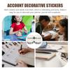4 Rolls Washi Tape Journal Decoration Scrapbook Decorative Adhesive Decorate Paper DIY Craft Japanese Tapes Alphabet Number