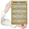 Metal Tin Sign Poster for Game Room Chess Players Decor 8x12 Inch