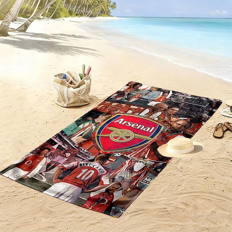 Asciugamano da Spiaggia The Gunners Print, Asciugamano Grande Morbido ad Asciugatura Rapida per Spiaggia Campeggio Nuoto