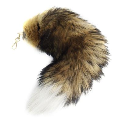 Plush Tail Keychain Role Play Toy Costume Keychain