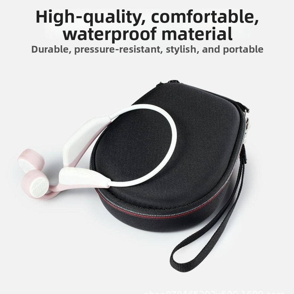 Shockproof Bone Conduction Headphone Box EVA Headset Carrying Case Headphone Protective Bag  Travel