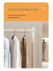 Double Layer Floor Standing Clothes Rack for Bedroom and Balcony