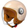 Retro Half Open Motorcycle Helmet Retro Cruising 3/4 Couple Helmet Coffee Shop Motorcycle Hat