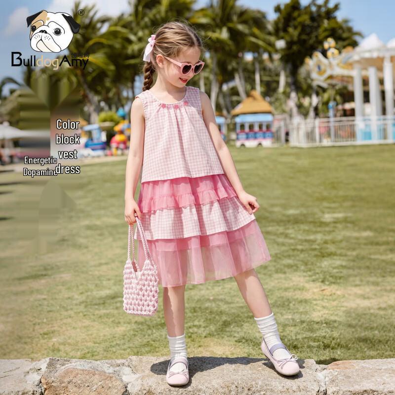 CHANZUIGOU Girls  Candy Holiday Dress 140 cm