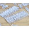 100pcs Photo Clips Mini Transparent Plastic Clear Paper Clips Mini Clothes P for Photos String Fairy Lights (100)
