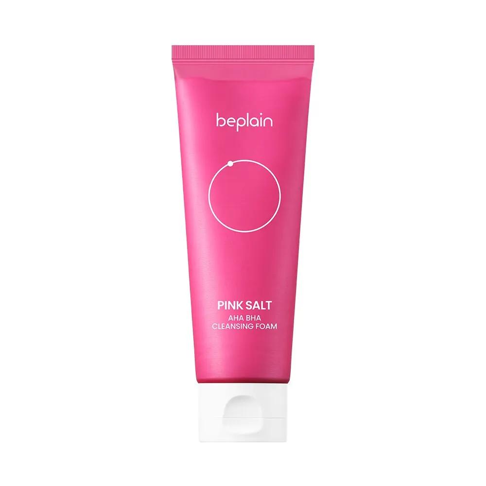 Beplain Pink Salt AHA BHA Cleansing Foam