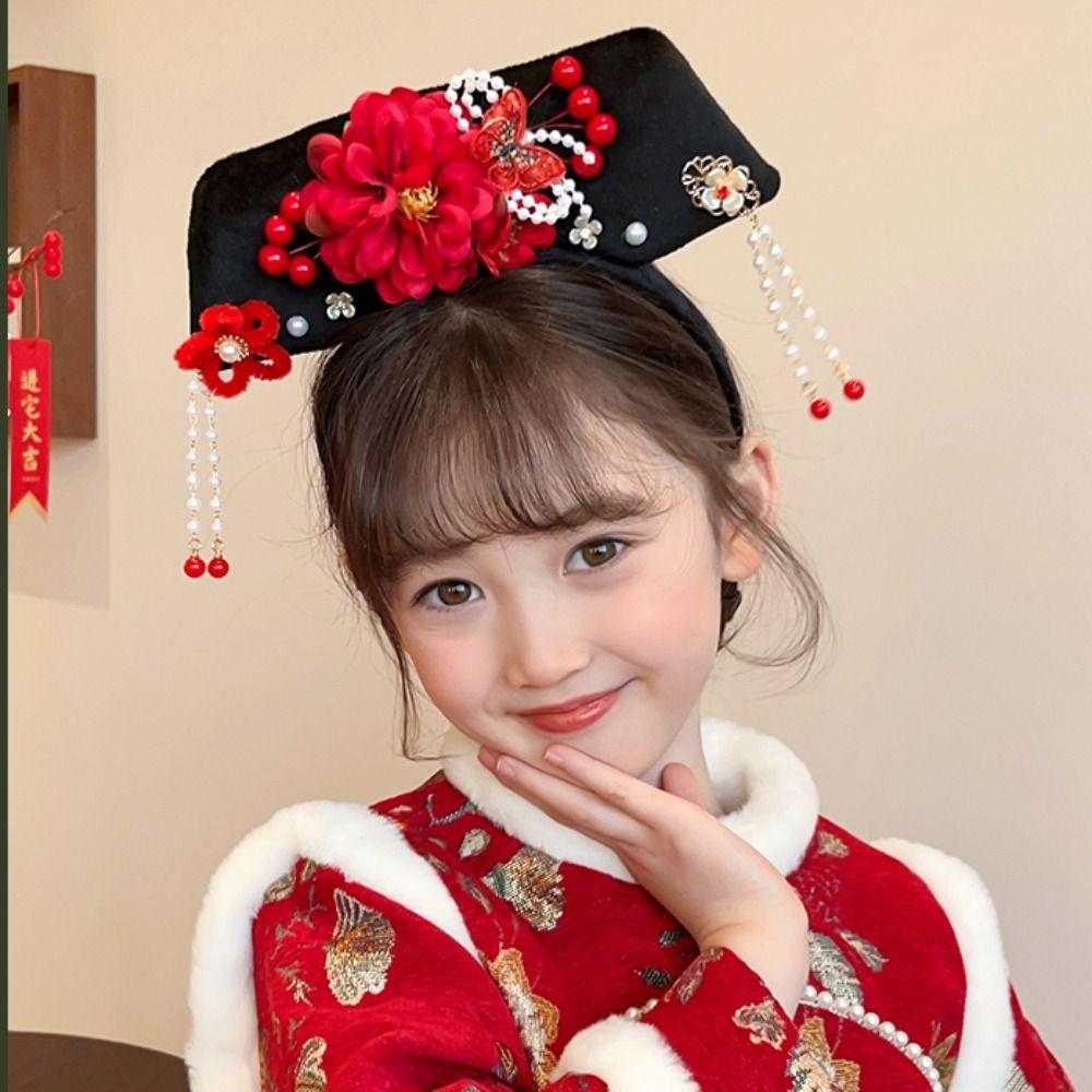 Perle Chinesischer Stil Kopfschmuck Schleife Hanfu Haarspange Retro Antiker Stil Stirnband Frauen