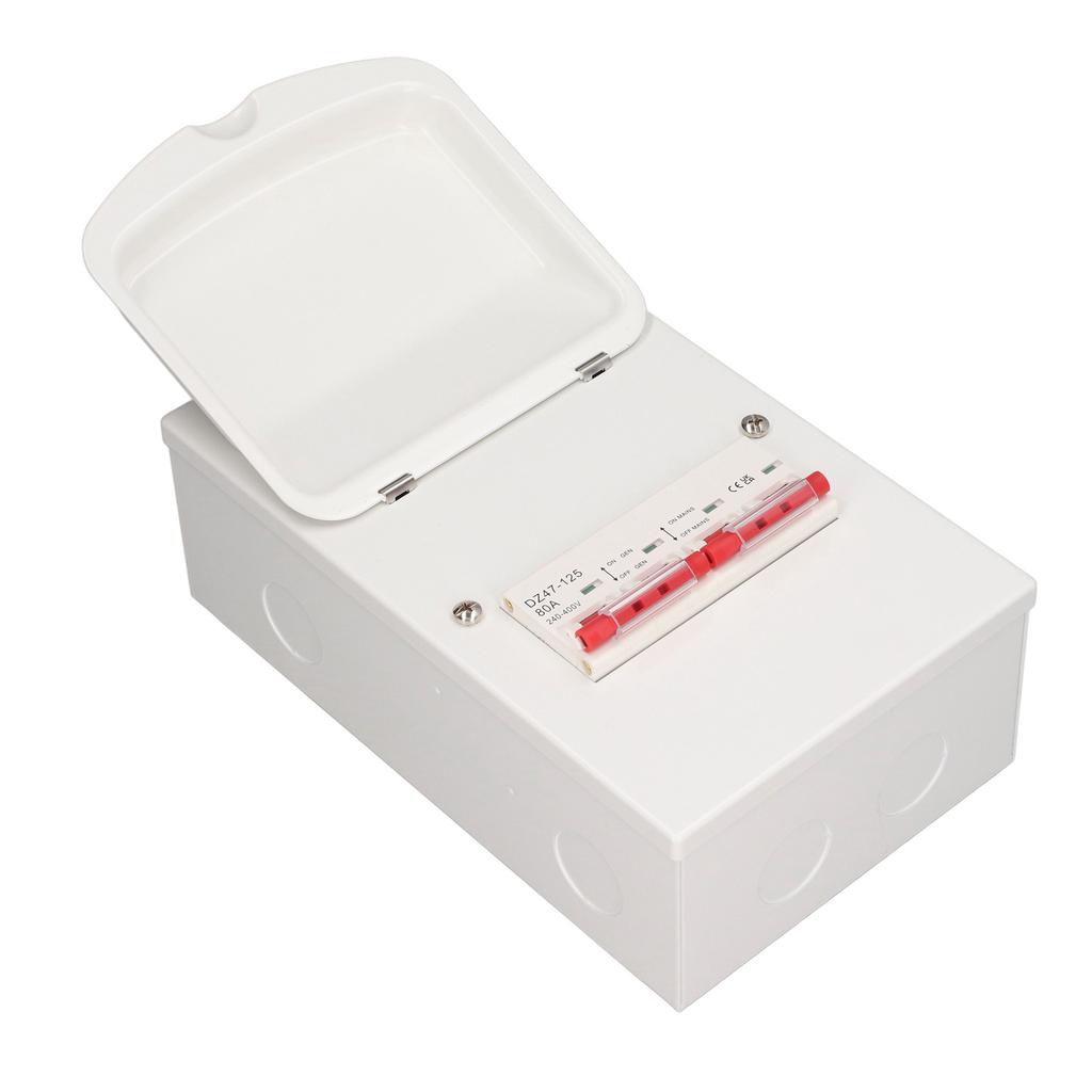 Dual Power Distribution Box Leakage Protection Guide Rail Mounted Mains To Generator Changeover Swit
