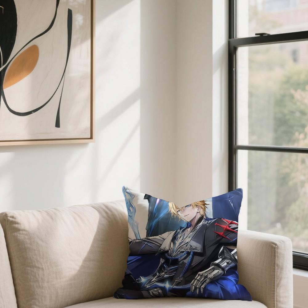 Game D-Duet Night Abyss cushion cover For Sofa Car Office Cafe Soft And Comfortable Double-Sided Printing Pillow Cover
