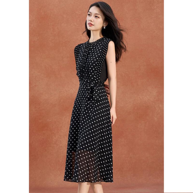 Meilanni French Style Polka Dot Summer Dress