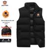 Men's Winter Fleece-Lined Stand Collar Vest
