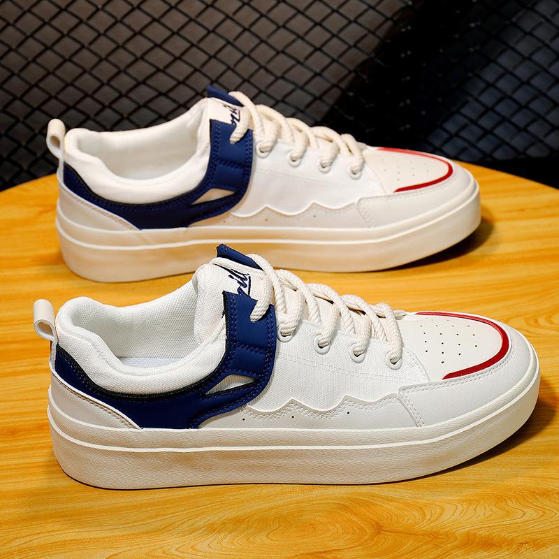 

Кеди чоловічі нові парусинові кеди вулканізовані кольорові кеди нішевий дизайн товста підошва збільшення висоти модні універсальні повсякденні чоловічі кеди 44