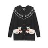 Plus Size Women's Lazy Style Knit Cardigan, Long Sleeve Autumn Winter Sweater (130-300 Jin)