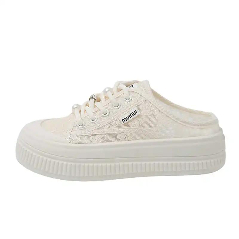 Fashion Non-slip Sole Big Sole Ladies Sneakers Purple Vulcanize Tennis Shoes Womans Women's Flat Sport Gym Sneackers Trending