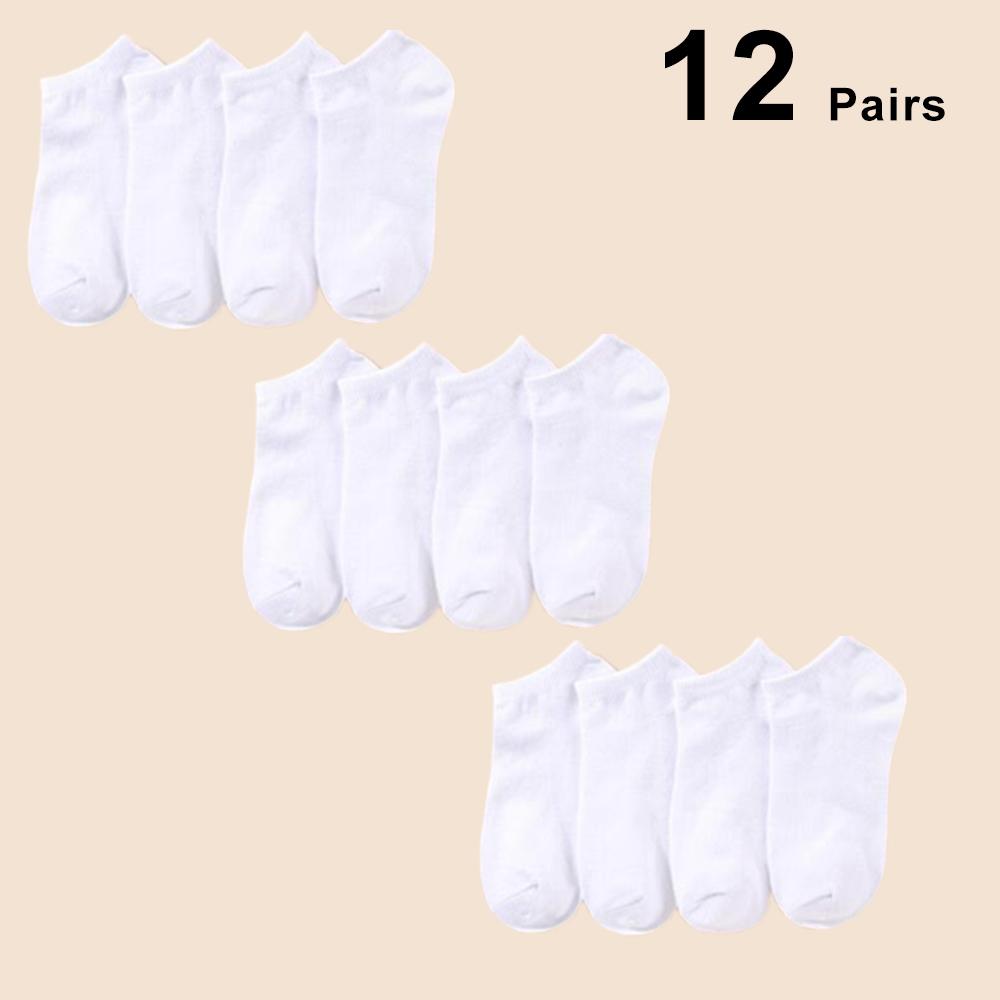 10/12/20 Pairs Men Solid Color Boat Socks Comfortable Breathable High-Quality Business Low Tube  Casual Slippers Ground Socks