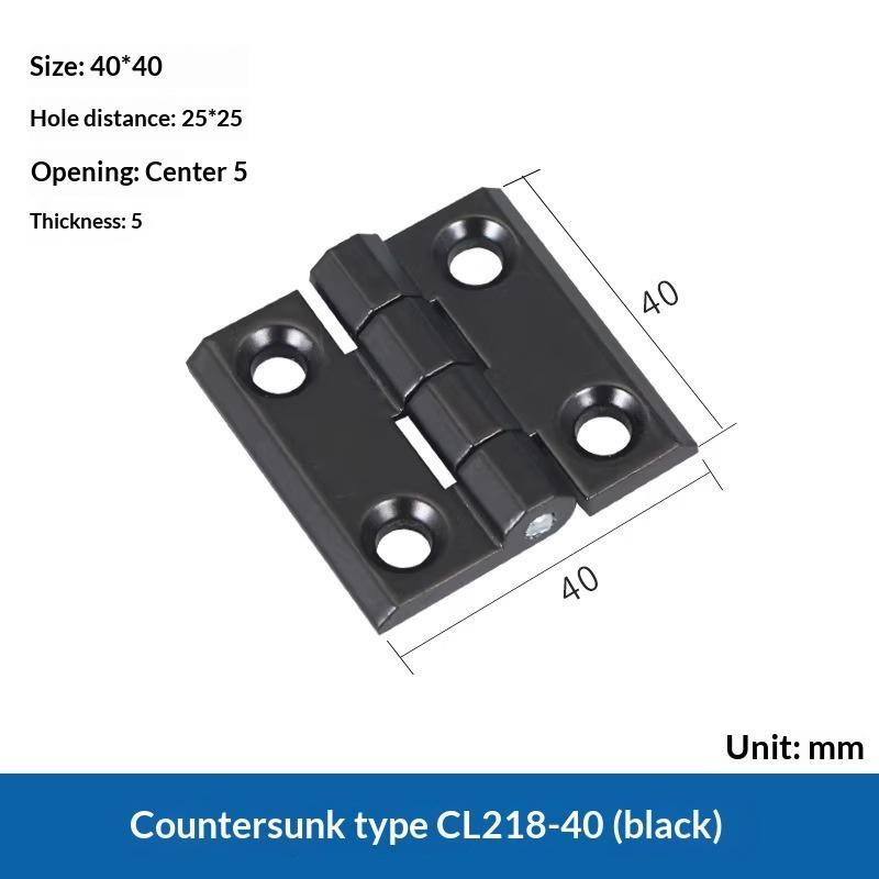 2Pcs Zinc Alloy Hinge Apply To Switch Cabinet Electric Cl218 Hl040 40*40Mm 50*50Mm 60*60Mm Cabinet Door Hinges