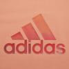 adidas Shiny Bos Gradient Logo Print Sport Round Neck Short Sleeve T-Shirt Women Tops Apricot H09749