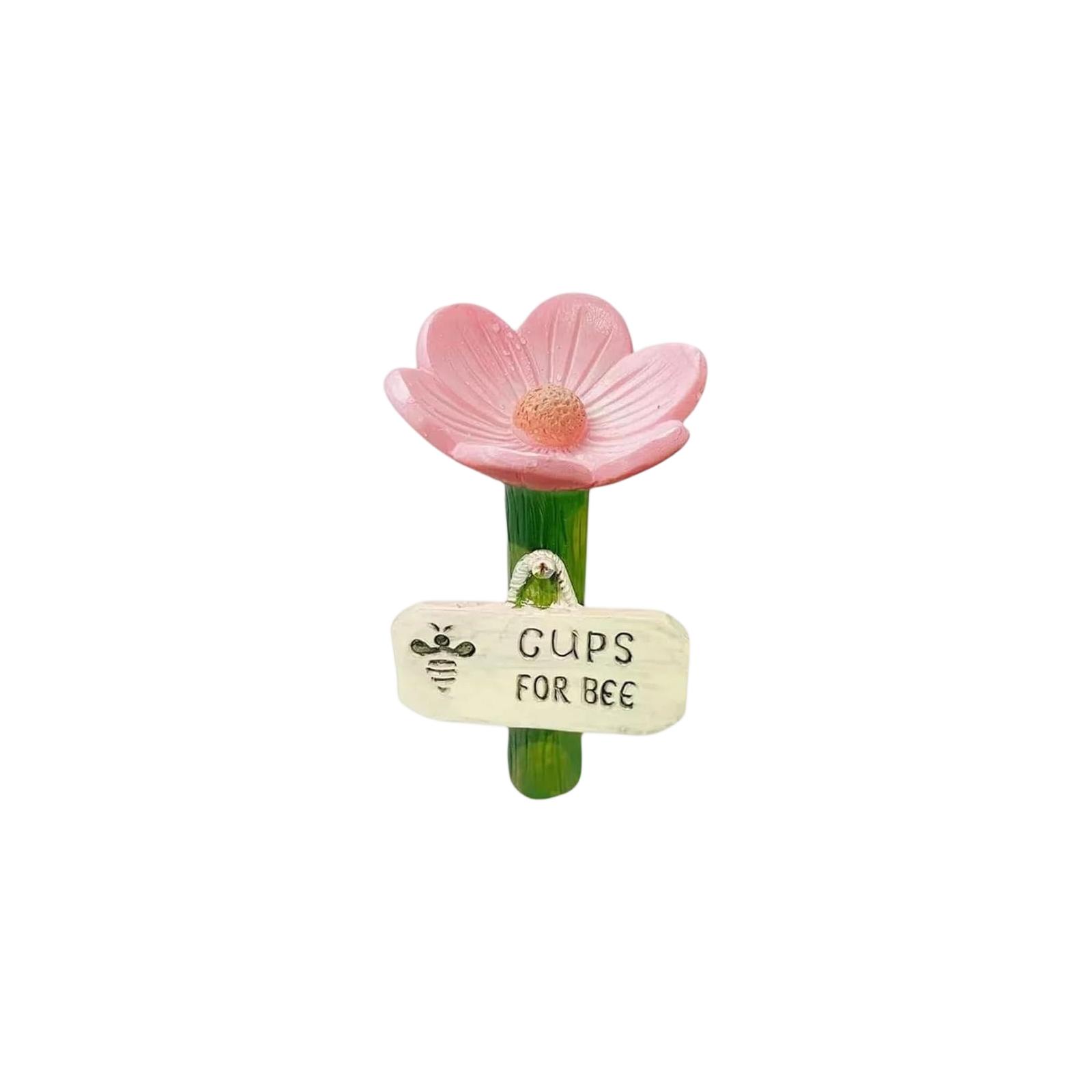 

Flower Shaped Wild Insect Water Dispenser One Size рожевий