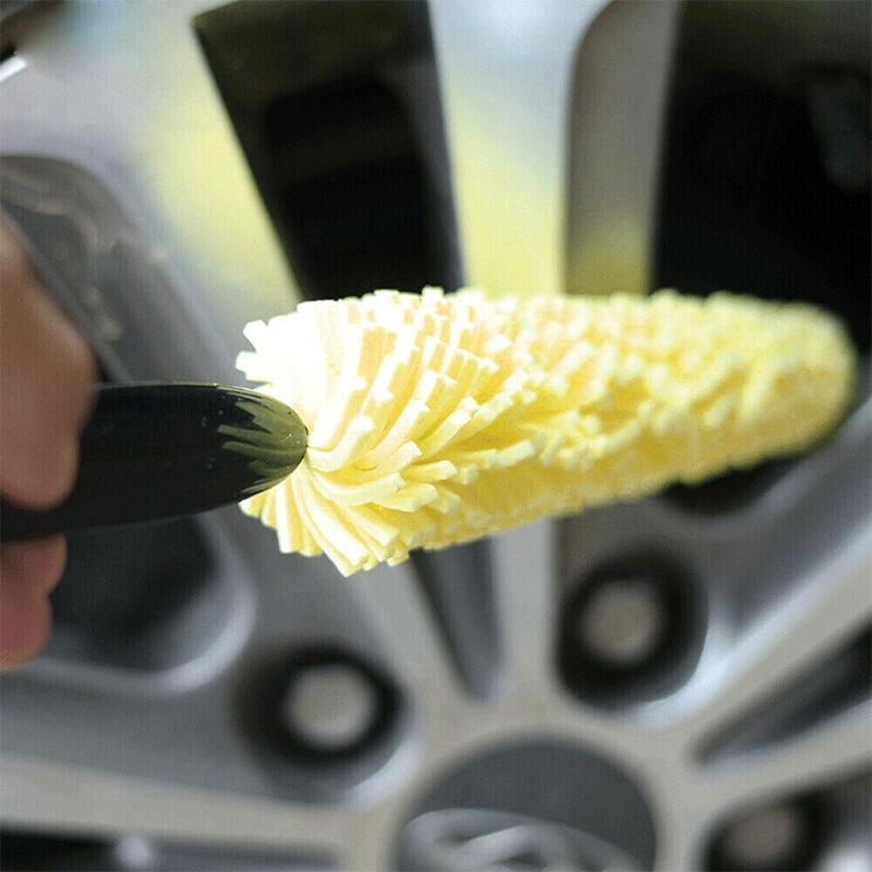 Car Wheel Brush Tire Rim Cleaning Brush Tool No Scratch Auto Scrub Washing Duster Sponge Car Detailing Cleaning Washing Tools