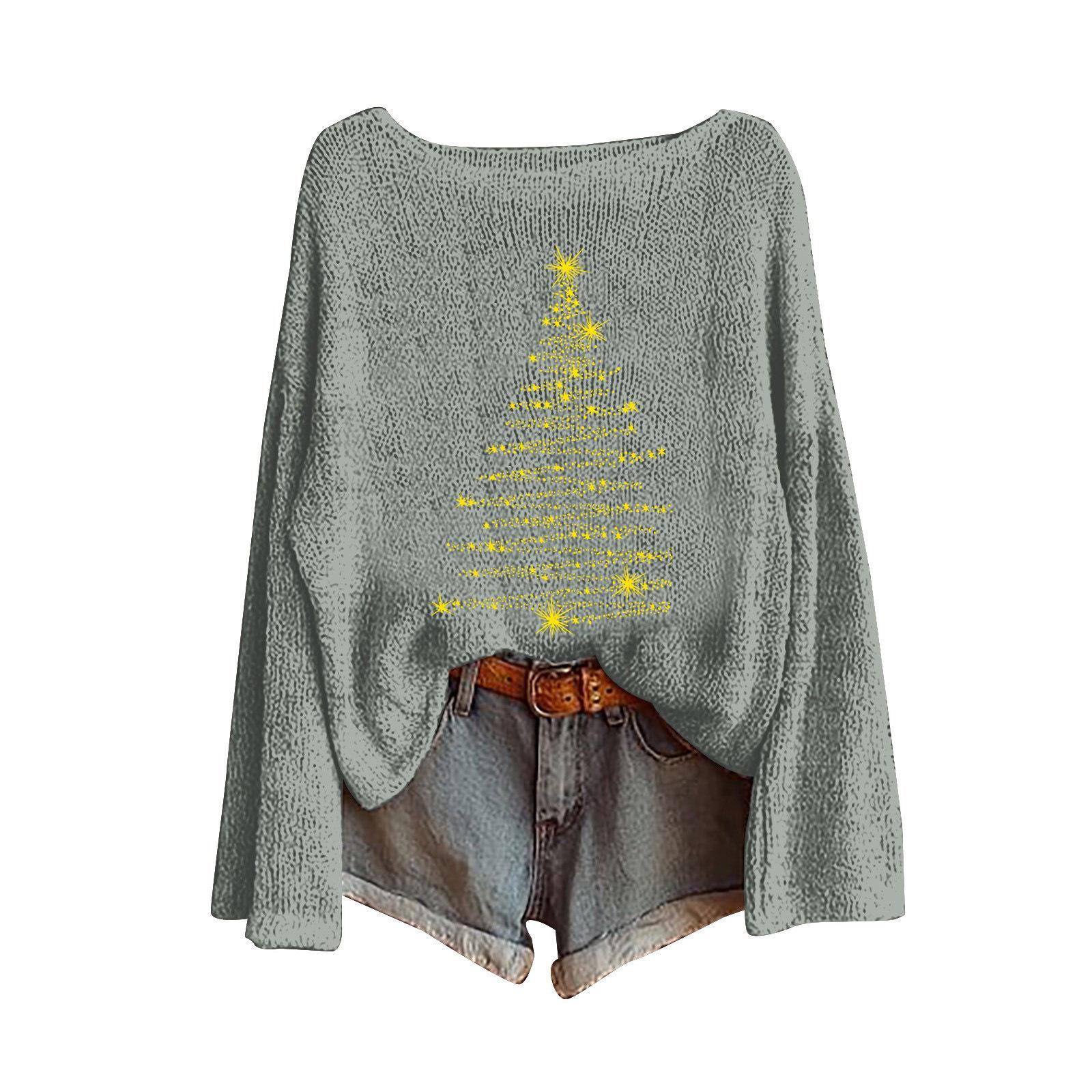 YXX-YZL-01 One-word shoulder pullover sweater 3D printing S