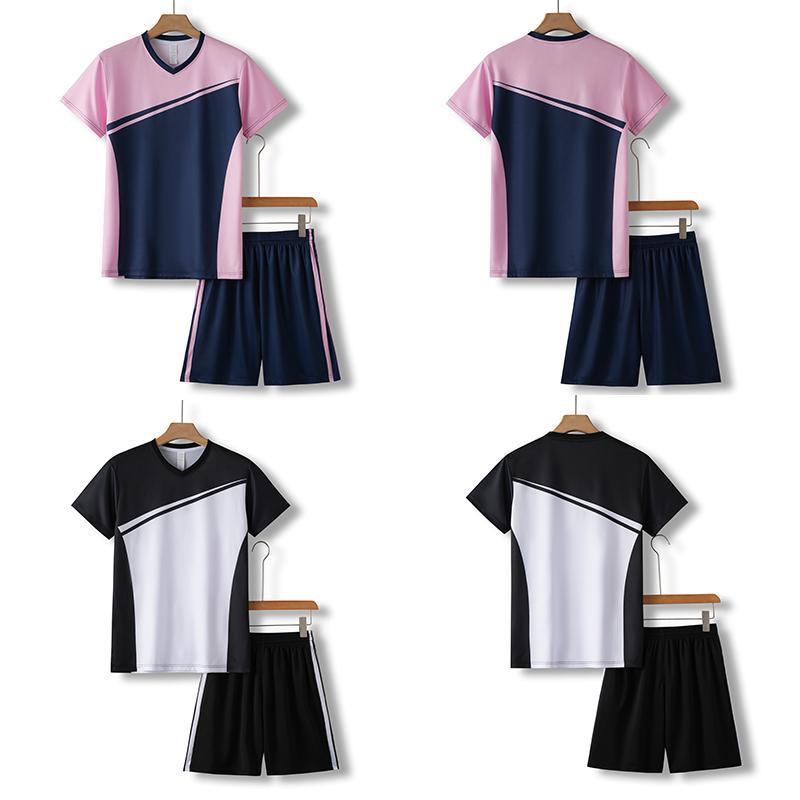 Sneldrogende Volleybal Team Uniform Set voor Heren en Dames - Professionele Wedstrijd- en Trainingskleding