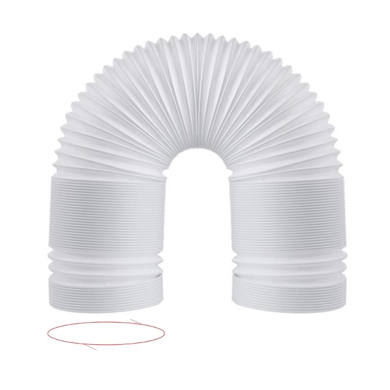 Duct Extension Pipe Accessories Flexible Air Conditioner Exhaust Hoses Duct Ventilator Pipe for Mobile Air Conditioning
