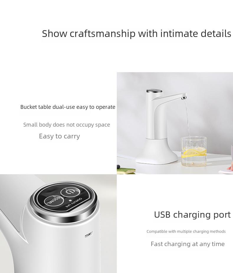 Smart Wireless Automatic Water Dispenser with Base for Bottled Water