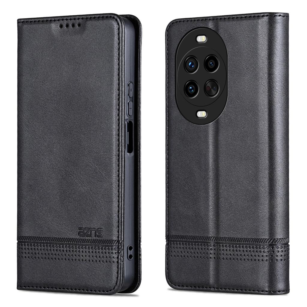 AZNS For Huawei Nova 14 Pro 5G Case Cowhide Texture PU Leather Wallet Phone Cover