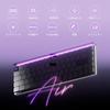MelGeek MADE68 Air Wired US English Hall Effect Magnetic Low Profile Gaming Rapid Hot RGB Snap Tap Adjustable Online HIVE Customization Keyboard,