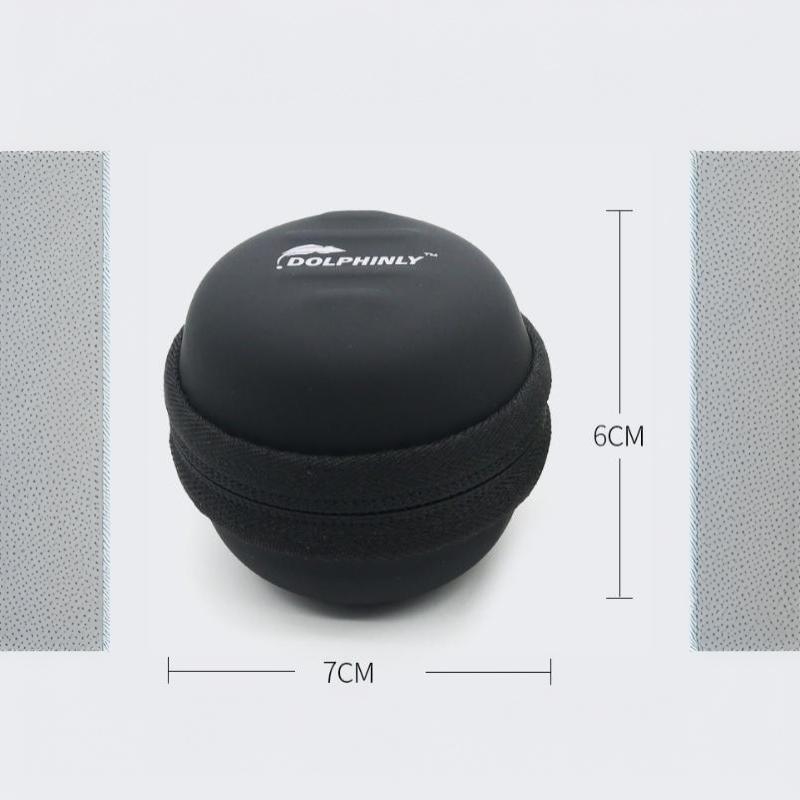 1Set Round Hard Shell Fishing Spool Case Portable Shockproof Bag For Spare Spinning Baitcasting Reel Spools Protective