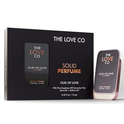 Oud of Love Solid Perfume for Men & Women | | Long-Lasting Woody & Spicy Fragrance Balm |Pocket Perfume Stick | Luxury Scent - 12gm