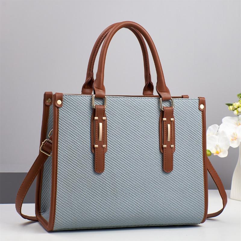 

New woven crossbody bag women s mother bag handbag women s bag versatile fashion shoulder atmosphere синій