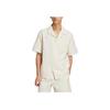 Adidas Solid Loose Short Sleeve Shirt Men Shirts Off-White JD2456