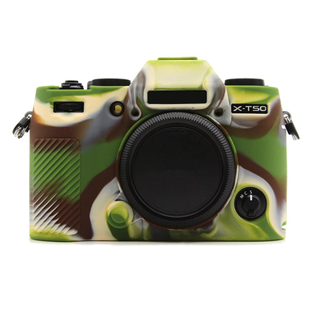 For Fujifilm X-T50 Silicone Case Anti-Scratch Camera Protective Cover, Glossy