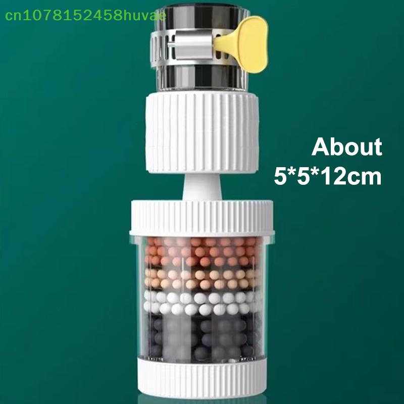 360° Rotation Water Faucet Filter Household Kitchen Faucet Mini Tap Water Clean Purifier Carbon Filter Filtration Cartridge
