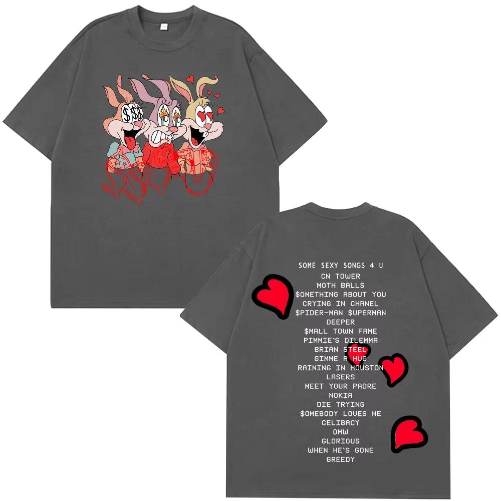 Rapper PARTYNEXTDOOR & Drake Some Sexy Songs 4 U SSS4U 2025 Vintage T-Shirt Men's Women Tee Cotton Oversized Aesthetics T Shirt