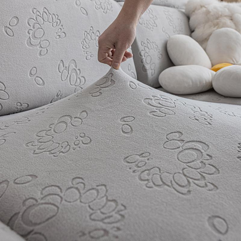 Elastic Sofa Cover Cushion Cover Sofa Hat Solid Color Sofa Cover All-inclusive Four Seasons Universal Cover Sofa Cushion Cover