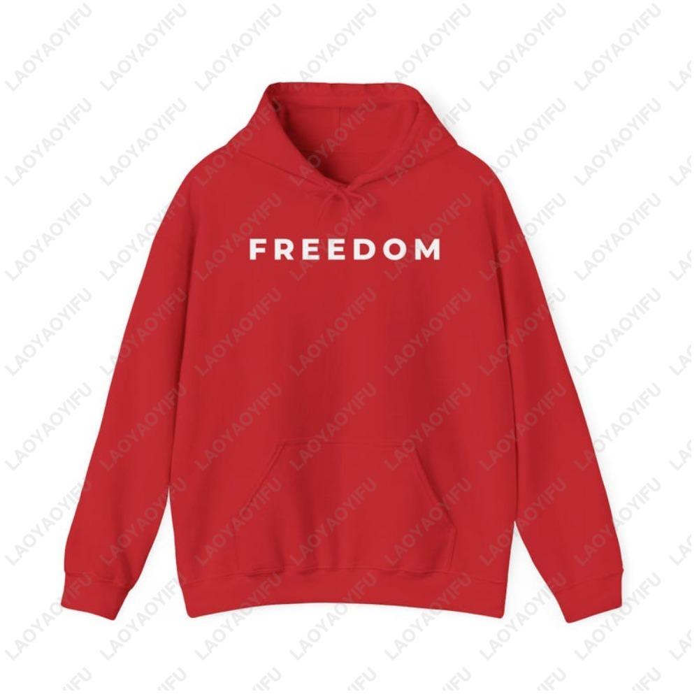 

Charlie Kirk Freedom Pullover Hoodies Charlie Kirk Hoodie Tops Justice for Charlie Kirk Sweatshirt Men s Clothing Sweatshirt S