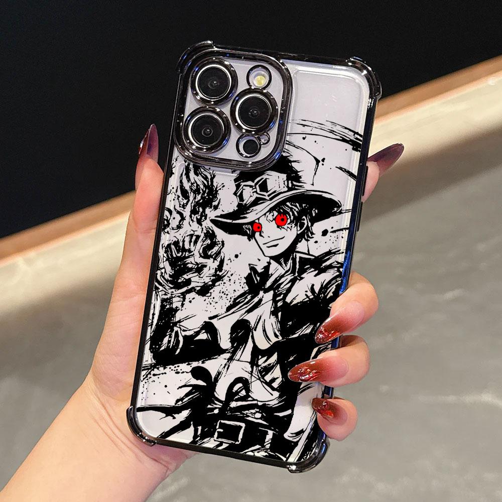 Japanese Anime O-One Piece Art Funda For iPhone 17 Pro 16 15 14 13 12 11 Pro Max Case 17 Plus 17E 16E 17Air Silicone Phone Cover