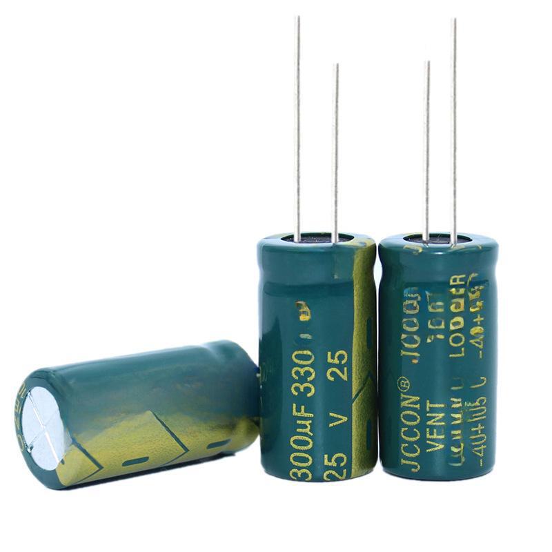 25V 3300uF JCCON High-Frequency Low-Resistance Long-Life Aluminum Electrolytic Capacitor (13x25mm)