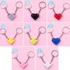 Keychain Couples Key Ring Blocks Show Love for Valentine's Day Anniversaries Birthdays Gifts for Boyfriend Girlfriend