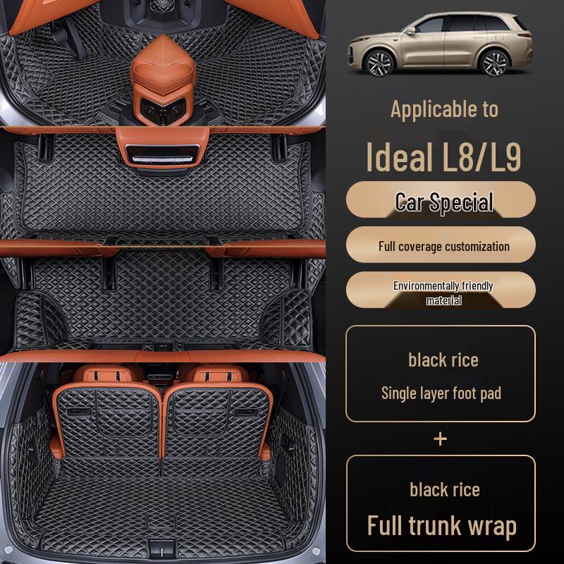 Li Auto L8/L9 Trunk Mat, Full Coverage for Third Row