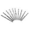 10PCS 3.175 X17mm Double Flutes Carbide Ball Nose End Mills CNC Bits