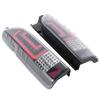 Pair LED Taillights Assembly Quadrate Tail Lamp Fit for Hiace 200 Commuter Van 2005 2017Transparent Lens