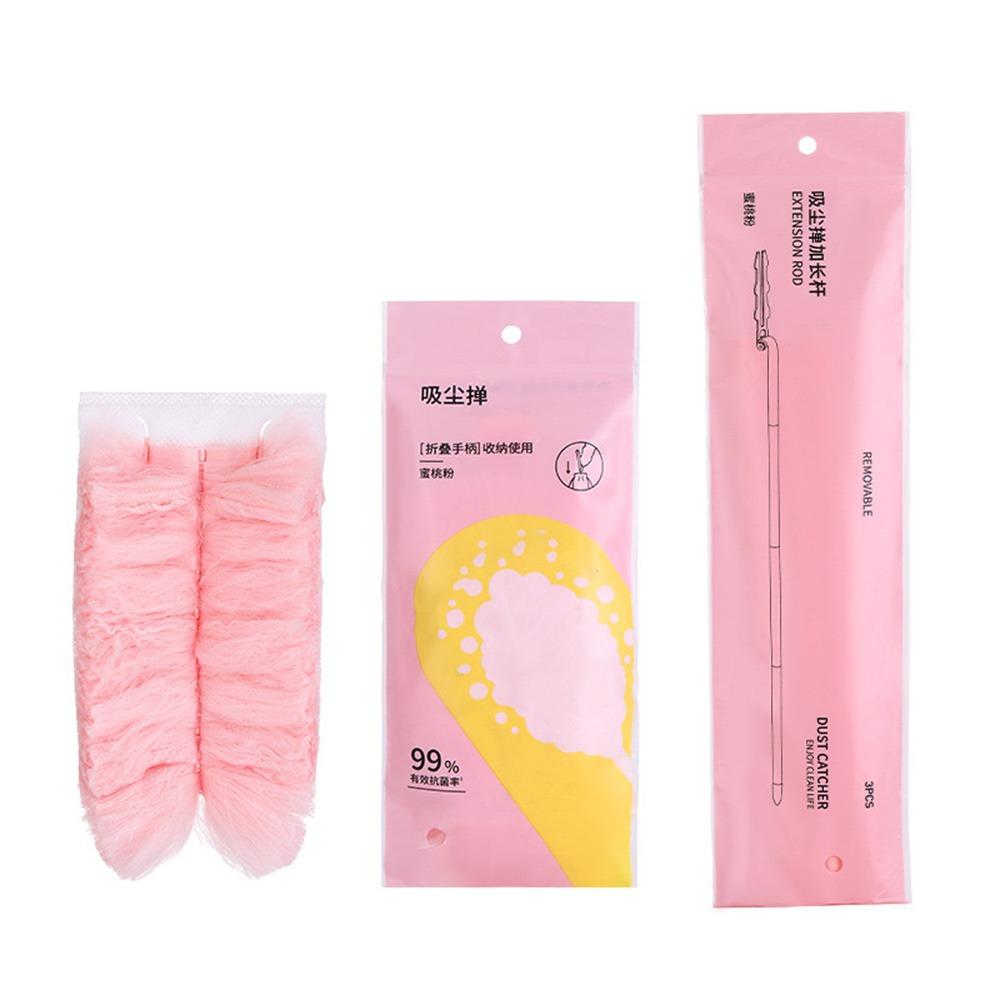 Electrostatic Adsorption Feather Duster Adjustable Cabinet Cleaning Gap Duster