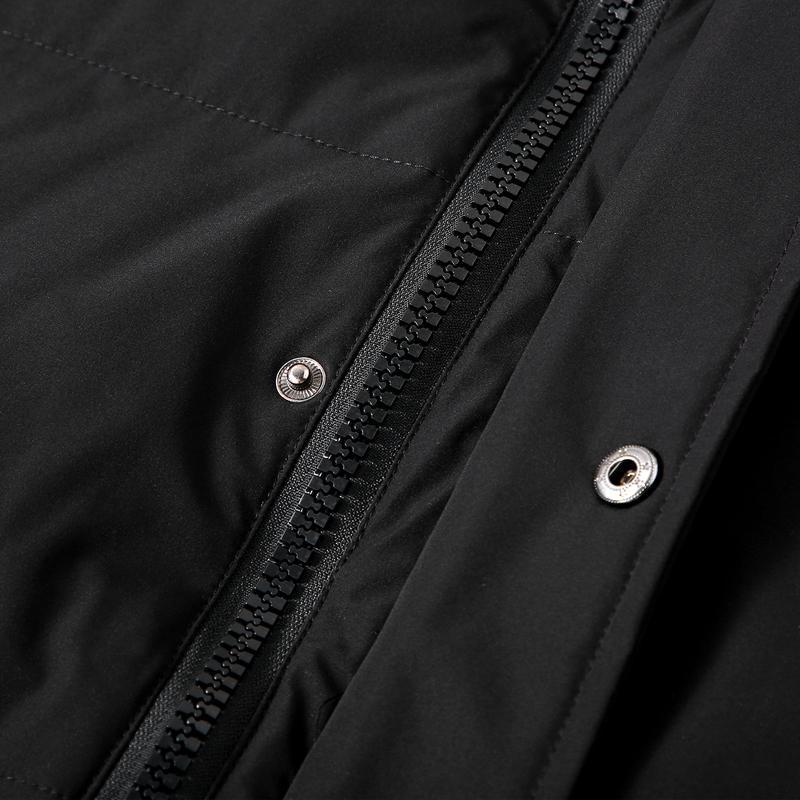 Taglie Forti 4XL-11XL Moda Parka Invernale Cappotto Lungo da Uomo con Cappuccio Casual Largo Nero Spesso Caldo Oversize Capispalla Giubbotti da Uomo