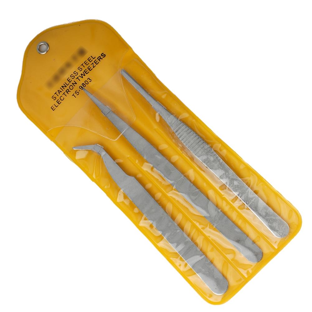 Tweezers Clips Home Hospital Tools 3 Pcs Accessories